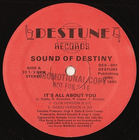 Sound Of Destiny - It's All About You