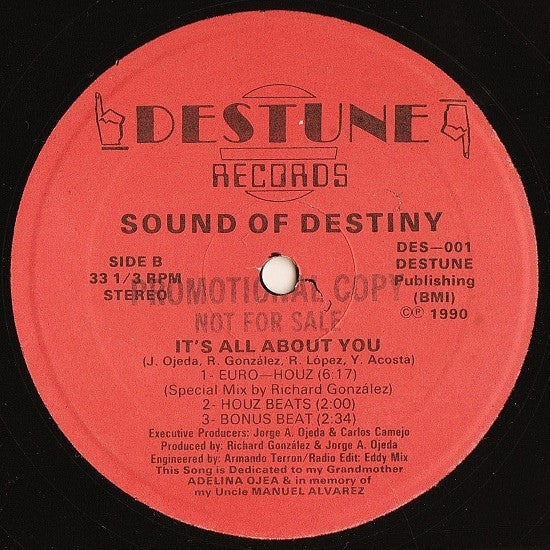 Sound Of Destiny - It's All About You