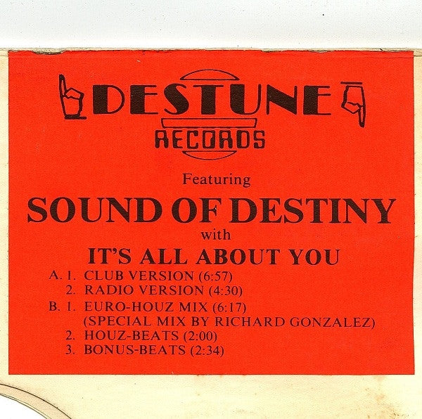 Sound Of Destiny - It's All About You